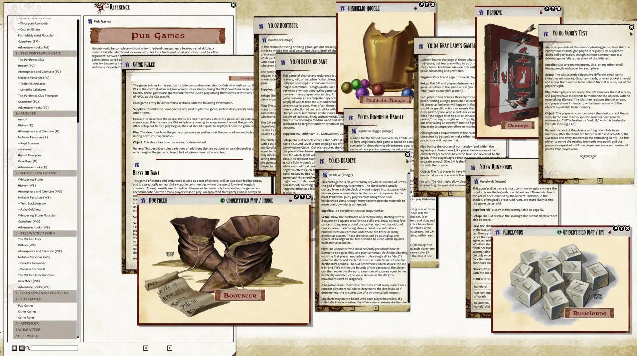 Fantasy Grounds - Pathfinder RPG - Campaign Setting: Inner Sea Taverns Screenshot 5