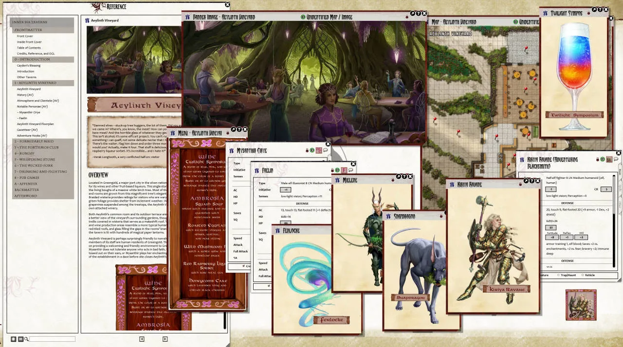 Fantasy Grounds - Pathfinder RPG - Campaign Setting: Inner Sea Taverns Screenshot 9