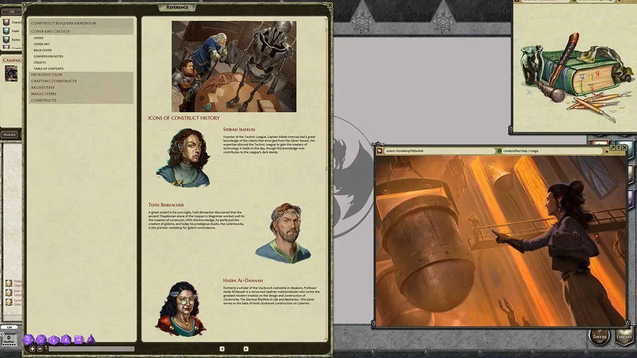 Fantasy Grounds - Pathfinder RPG - Campaign Setting: Construct Handbook Screenshot 1