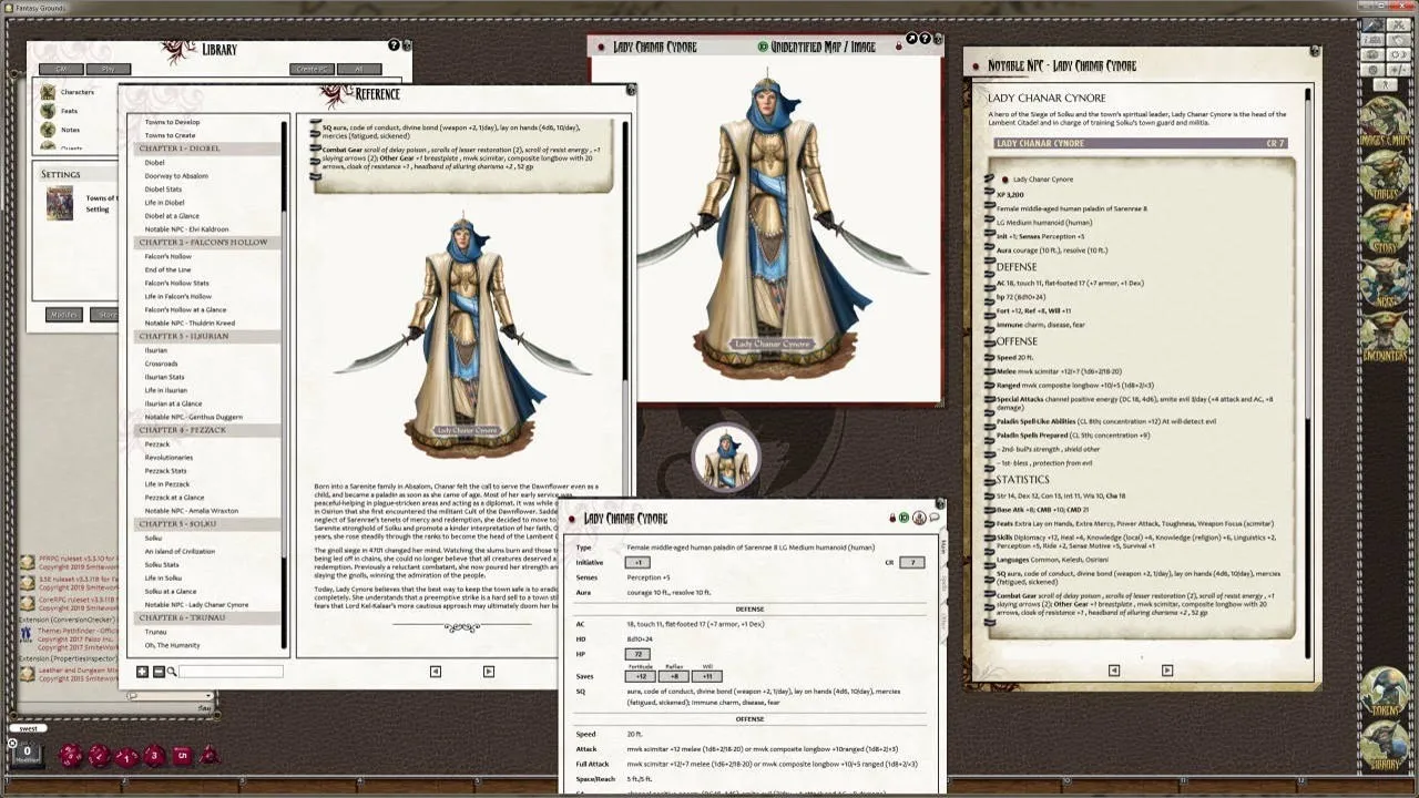 Fantasy Grounds - Pathfinder RPG - Campaign Setting: Towns of the Inner Sea Screenshot 2