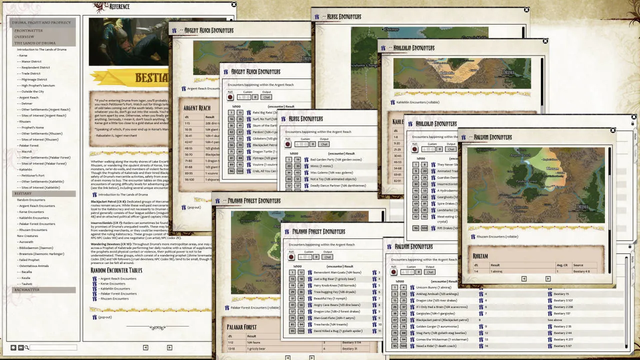 Fantasy Grounds - Pathfinder RPG - Campaign Setting: Druma, Profit and Prophecy Screenshot 1