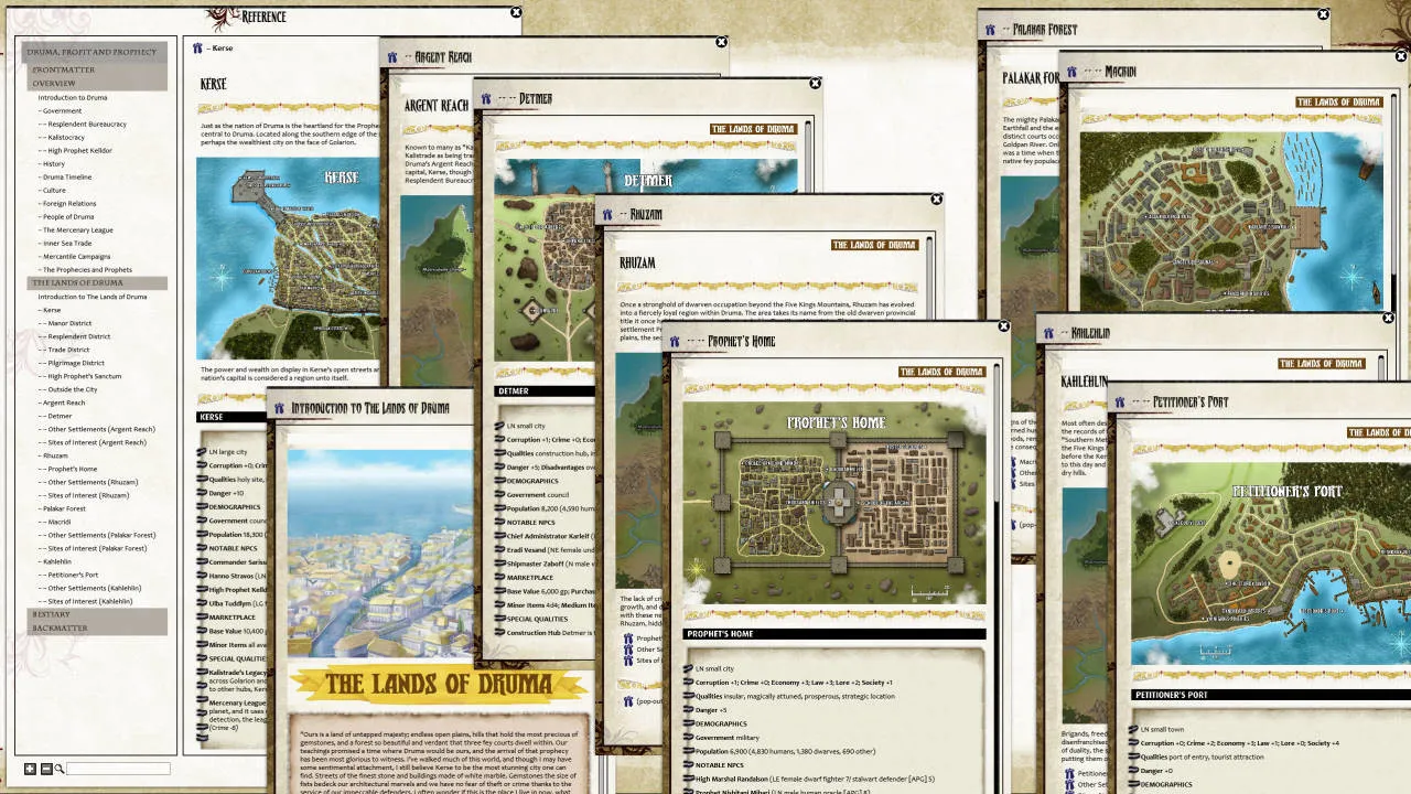 Fantasy Grounds - Pathfinder RPG - Campaign Setting: Druma, Profit and Prophecy Screenshot 0