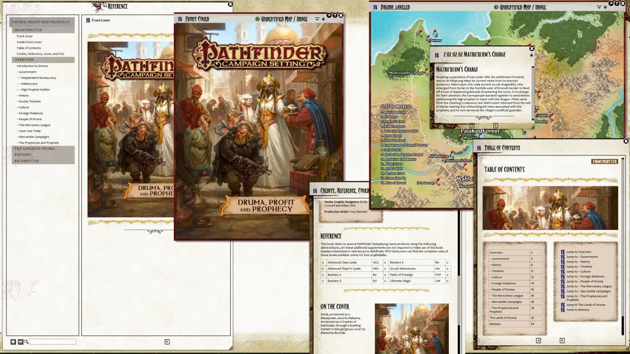 Fantasy Grounds - Pathfinder RPG - Campaign Setting: Druma, Profit and Prophecy Screenshot 3