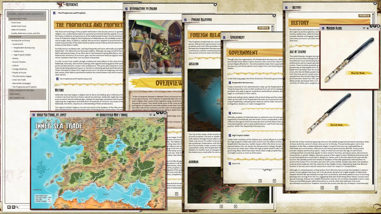 Fantasy Grounds - Pathfinder RPG - Campaign Setting: Druma, Profit and Prophecy Screenshot 2