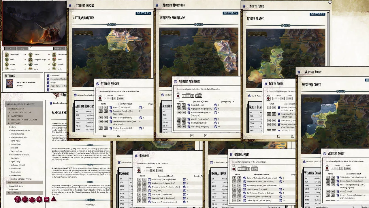 Fantasy Grounds - Pathfinder RPG - Campaign Setting: Nidal, Land of Shadows Screenshot 5