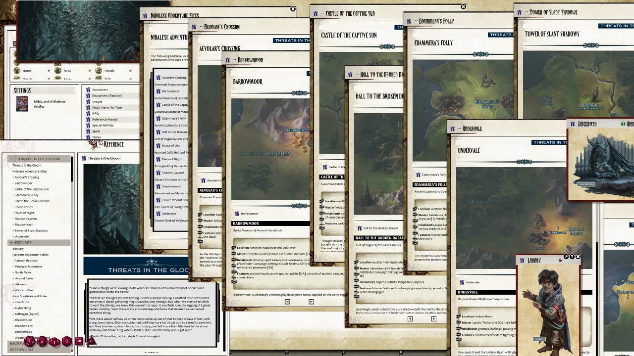 Fantasy Grounds - Pathfinder RPG - Campaign Setting: Nidal, Land of Shadows Screenshot 4