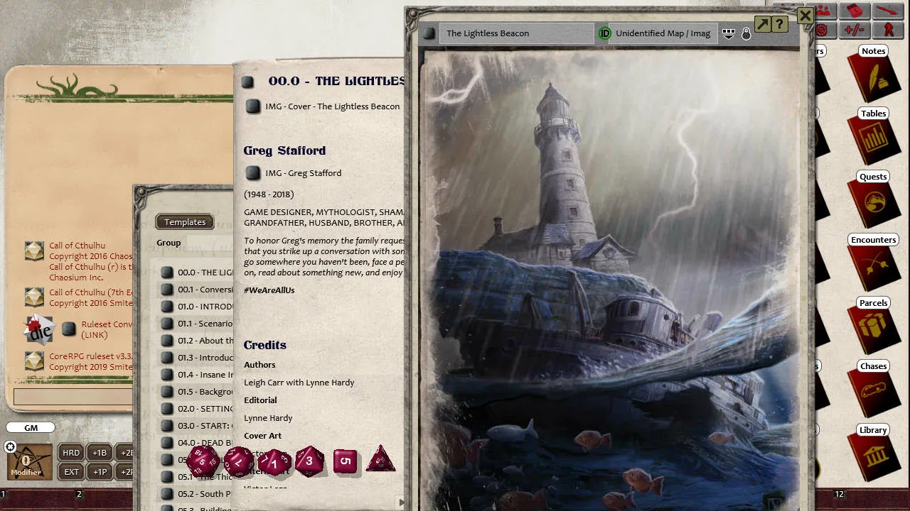 Fantasy Grounds - The Lightless Beacon Screenshot 3