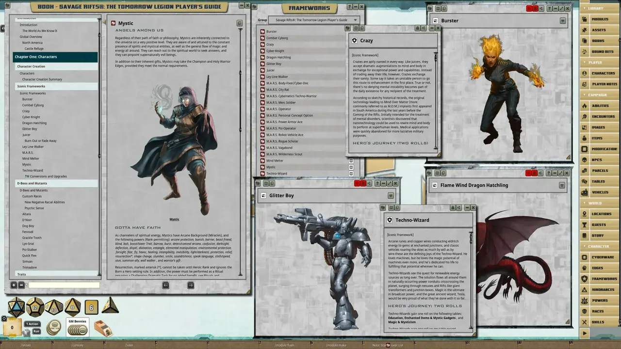 Fantasy Grounds - Rifts®: The Tomorrow Legion Player’s Guide Screenshot 3
