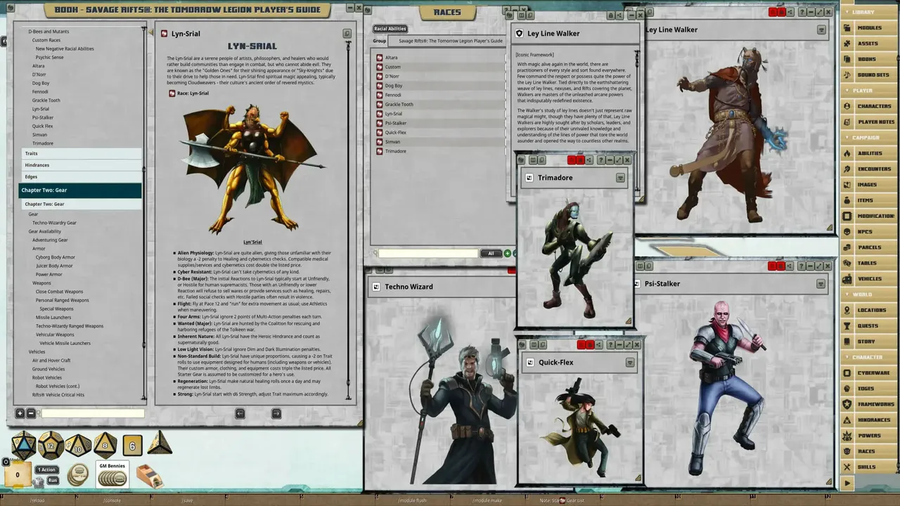 Fantasy Grounds - Rifts®: The Tomorrow Legion Player’s Guide Screenshot 0