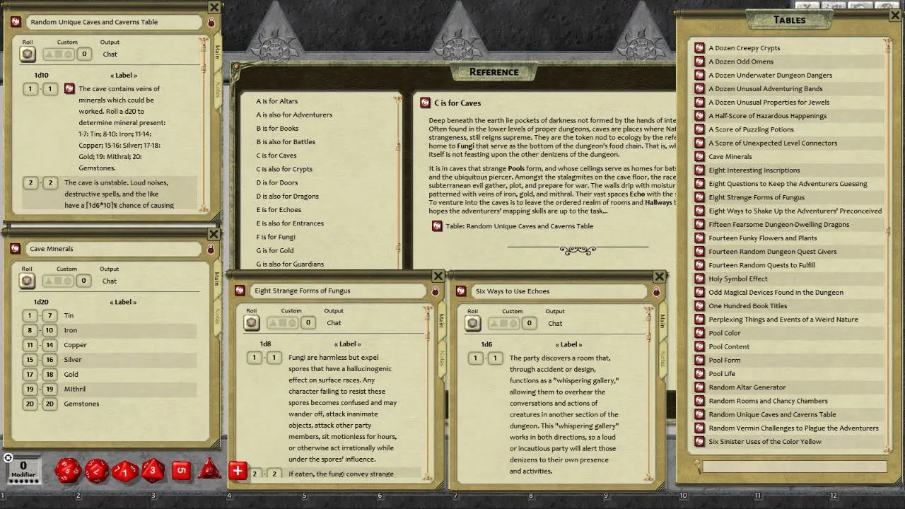 Fantasy Grounds - The Dungeon Alphabet Screenshot 2