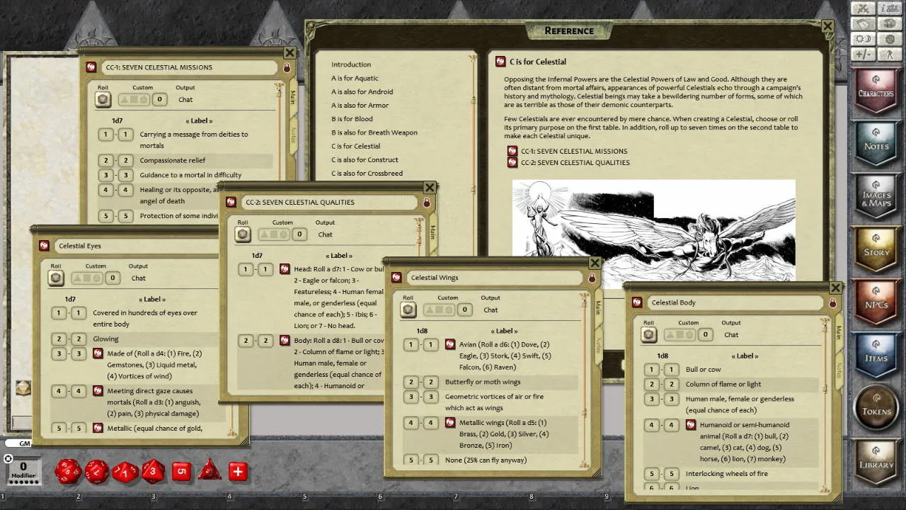 Fantasy Grounds - The Monster Alphabet Screenshot 0