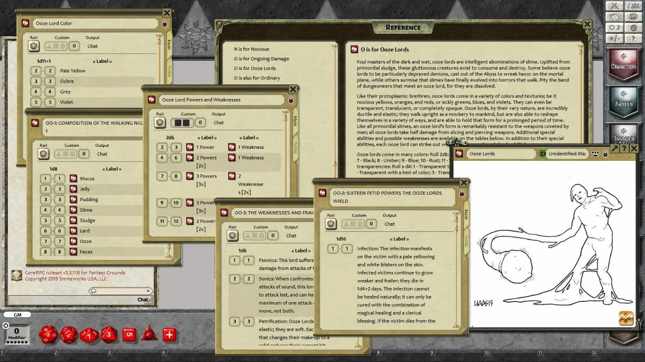 Fantasy Grounds - The Monster Alphabet Screenshot 2