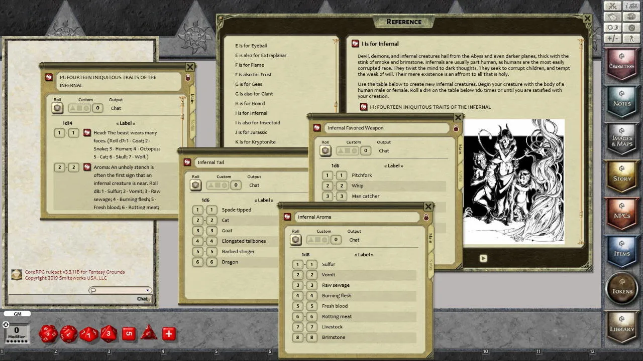 Fantasy Grounds - The Monster Alphabet Screenshot 3