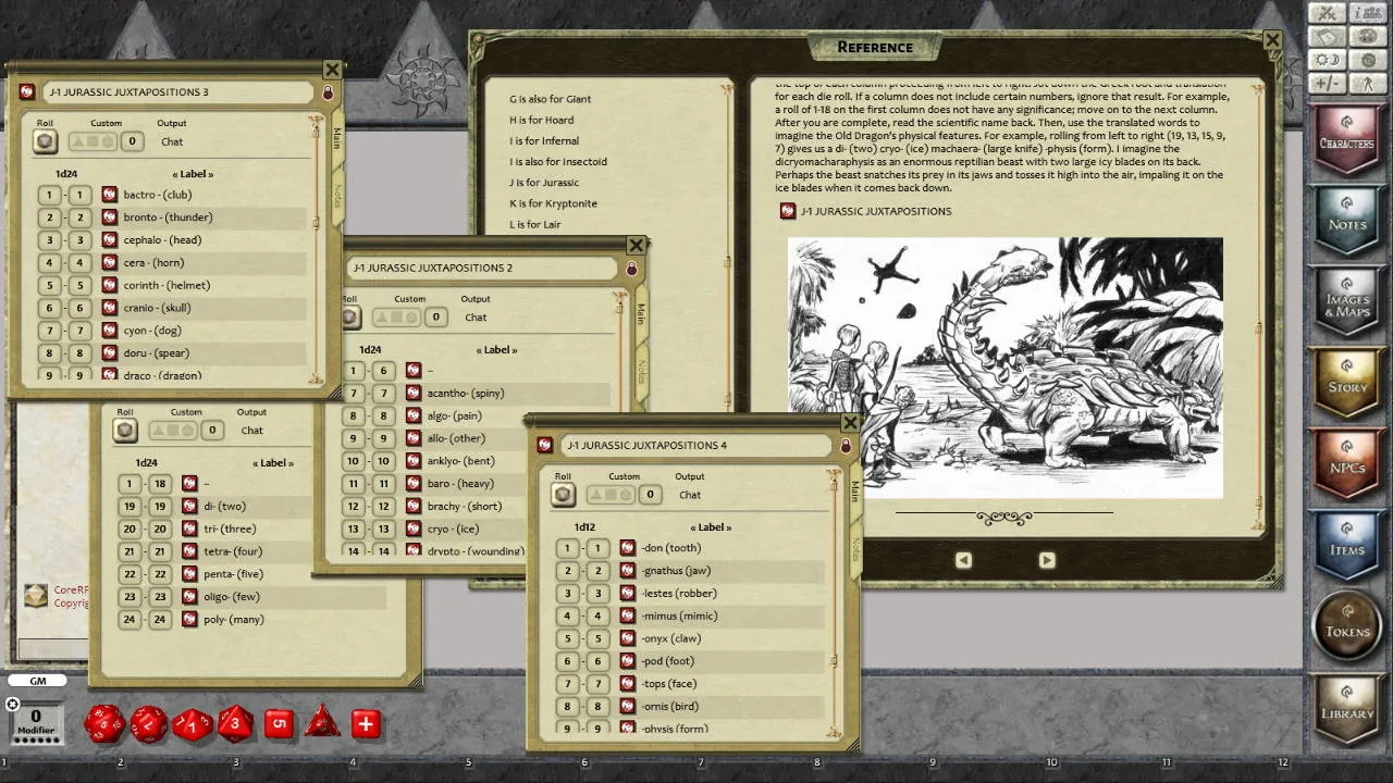 Fantasy Grounds - The Monster Alphabet Screenshot 4