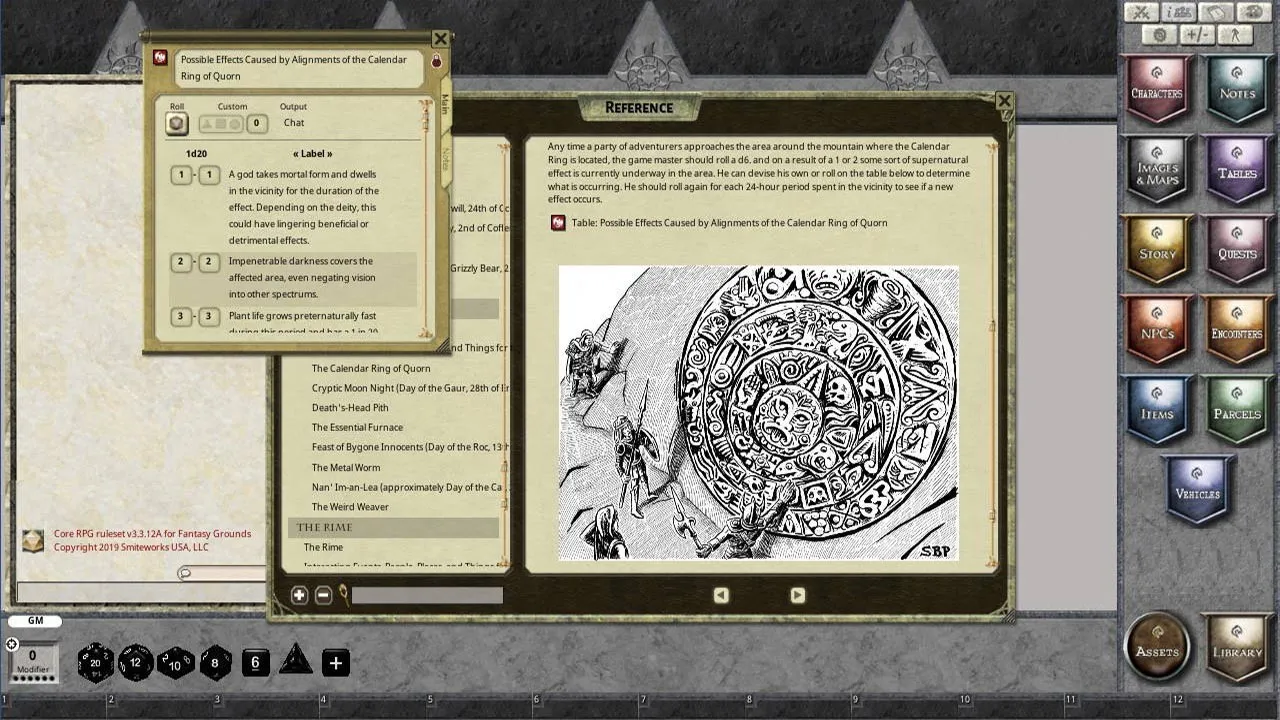 Fantasy Grounds - The Adventurer’s Almanac Screenshot 5