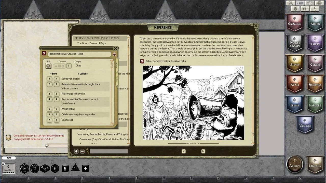Fantasy Grounds - The Adventurer’s Almanac Screenshot 0