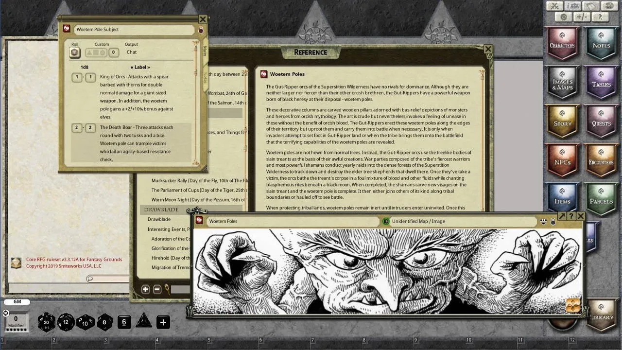 Fantasy Grounds - The Adventurer’s Almanac Screenshot 3