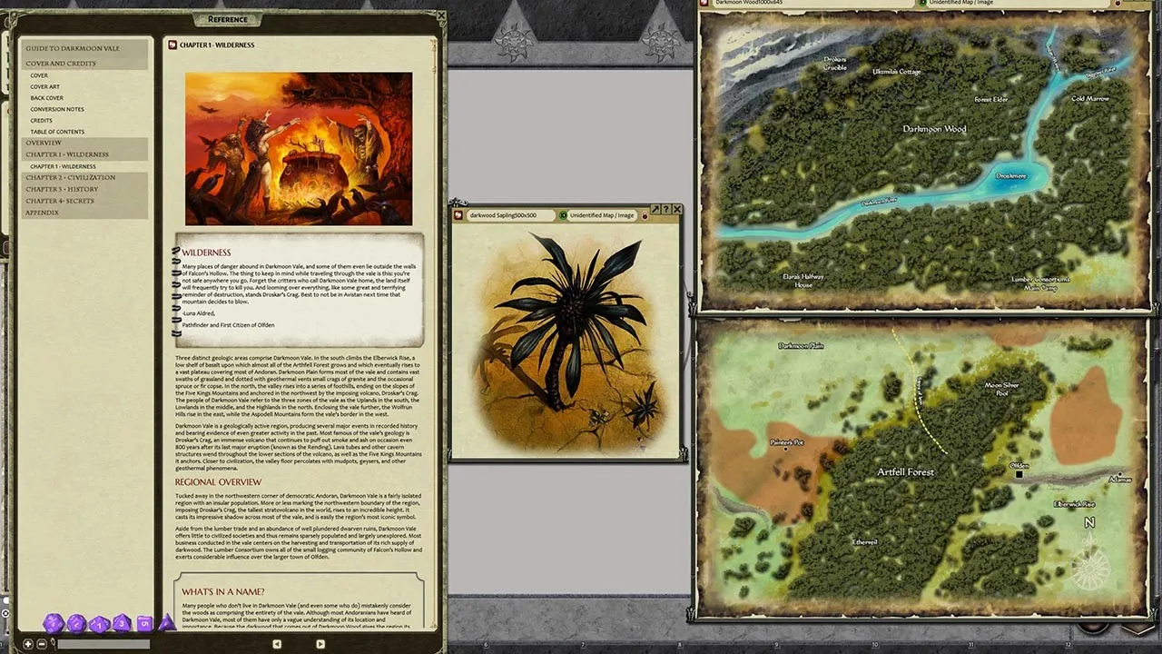 Fantasy Grounds - Pathfinder RPG - Pathfinder Chronicles: Guide to Darkmoon Vale Screenshot 1