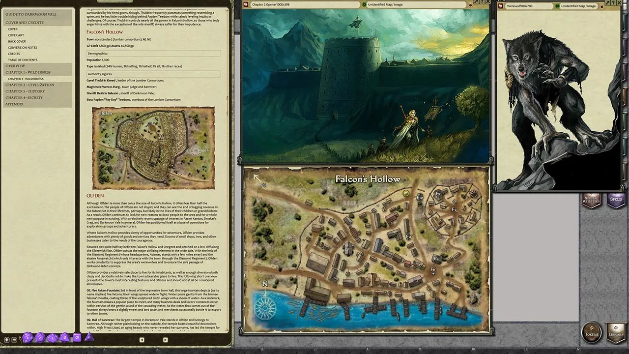 Fantasy Grounds - Pathfinder RPG - Pathfinder Chronicles: Guide to Darkmoon Vale Screenshot 3