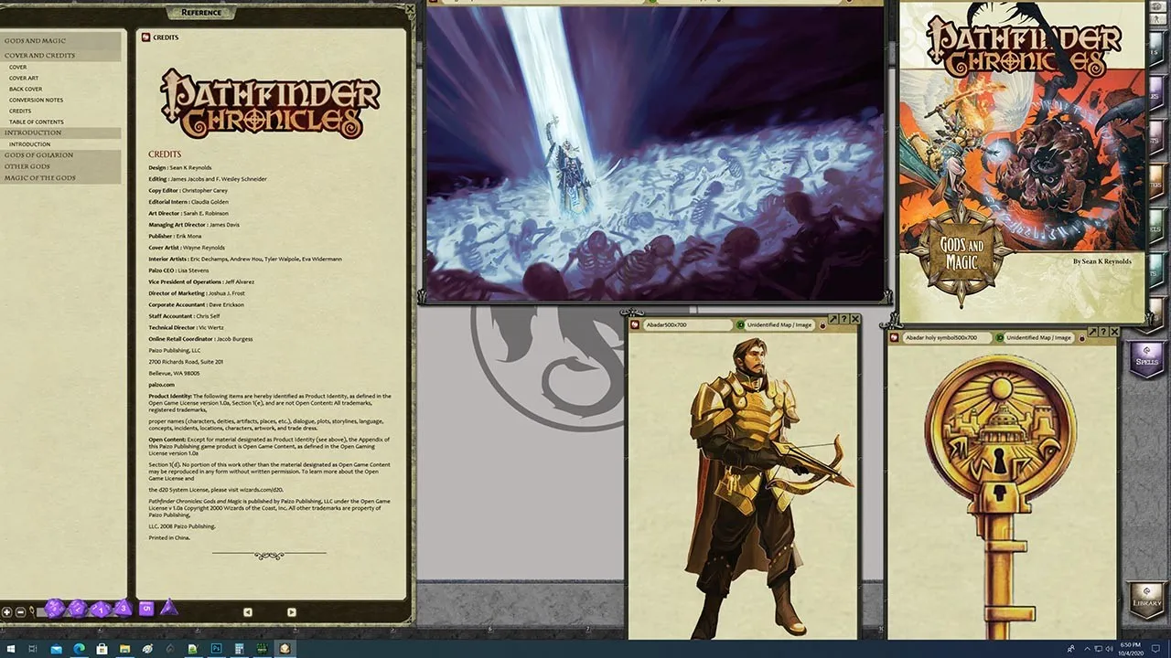 Fantasy Grounds - Pathfinder RPG - Pathfinder Chronicles: Gods & Magic Screenshot 0