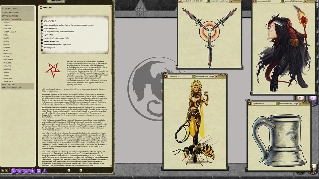 Fantasy Grounds - Pathfinder RPG - Pathfinder Chronicles: Gods & Magic Screenshot 1