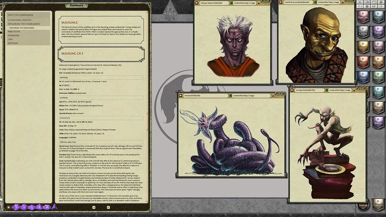 Fantasy Grounds - Pathfinder RPG - Pathfinder Chronicles: Into the Darklands Screenshot 4