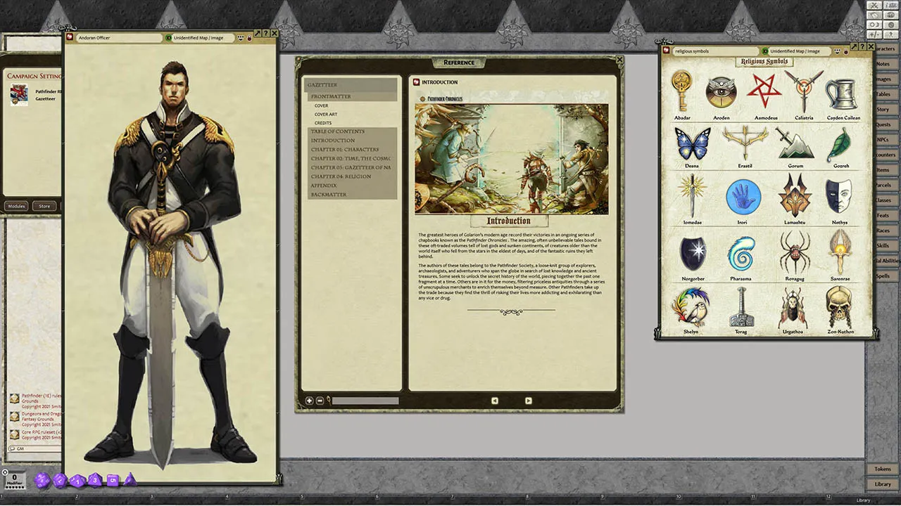 Fantasy Grounds - Pathfinder RPG - Pathfinder Chronicles: Gazetteer Screenshot 1