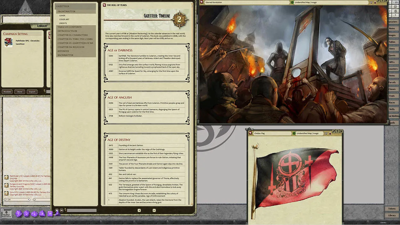 Fantasy Grounds - Pathfinder RPG - Pathfinder Chronicles: Gazetteer Screenshot 3