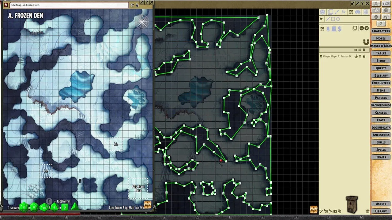 Fantasy Grounds - Pathfinder 2 RPG - Pathfinder Society Bounty #1: The Whitefang Wyrm Screenshot 3