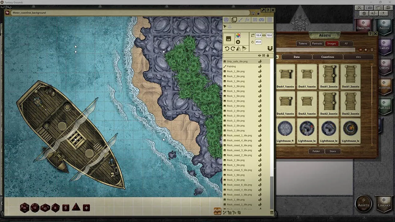 Fantasy Grounds - FG Coastlines Map Pack Screenshot 2
