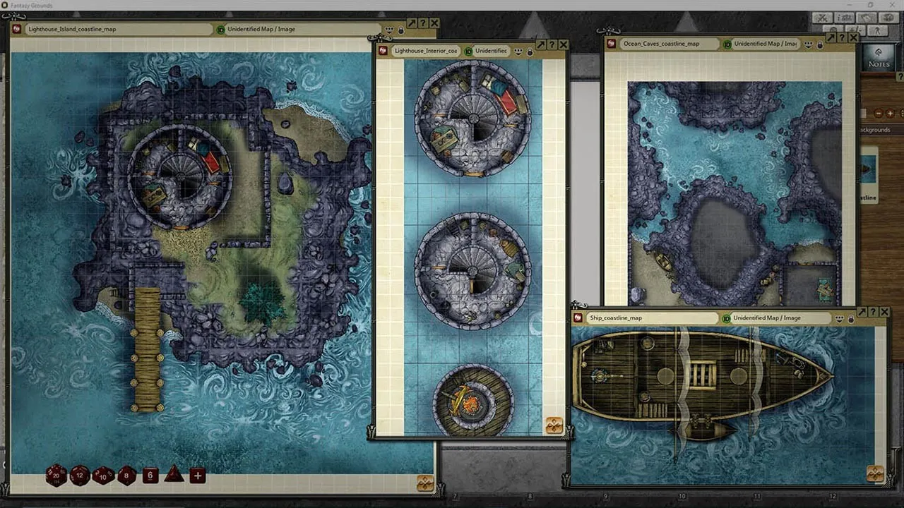 Fantasy Grounds - FG Coastlines Map Pack Screenshot 4