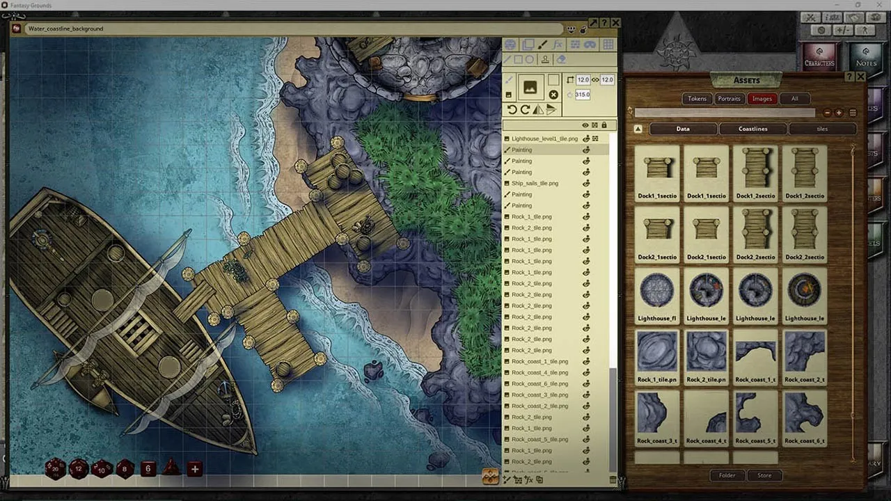 Fantasy Grounds - FG Coastlines Map Pack Screenshot 3