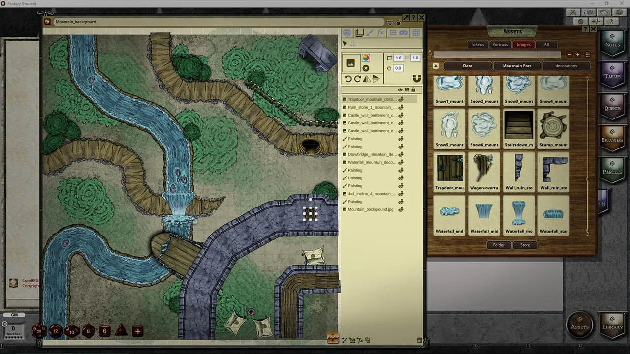 Fantasy Grounds - FG Mountains Map Pack Screenshot 1