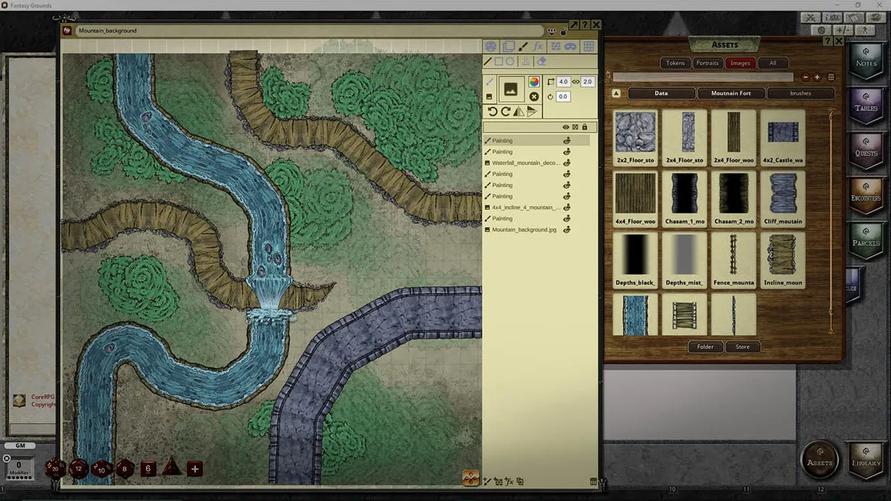 Fantasy Grounds - FG Mountains Map Pack Screenshot 2