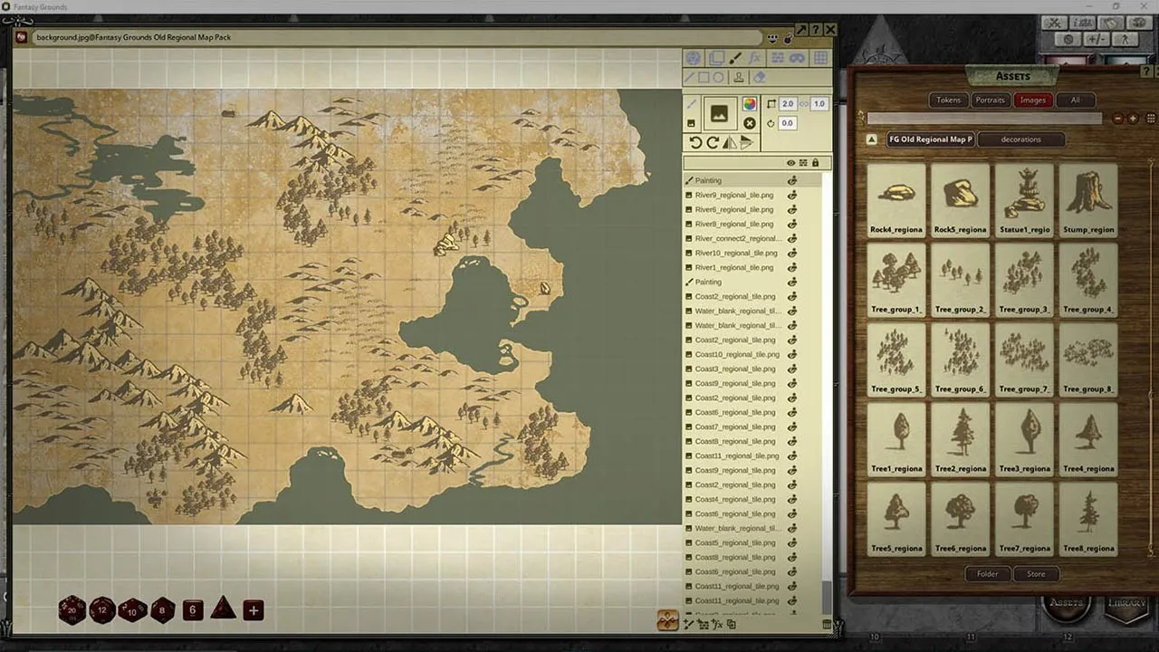Fantasy Grounds - FG Old World Regional Map Pack Screenshot 2