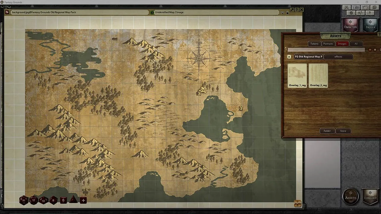 Fantasy Grounds - FG Old World Regional Map Pack Screenshot 1