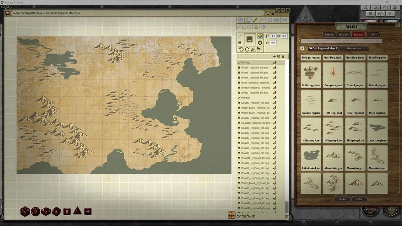 Fantasy Grounds - FG Old World Regional Map Pack Screenshot 3