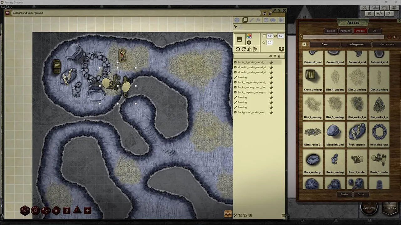 Fantasy Grounds - FG Underground Map Pack Screenshot 4