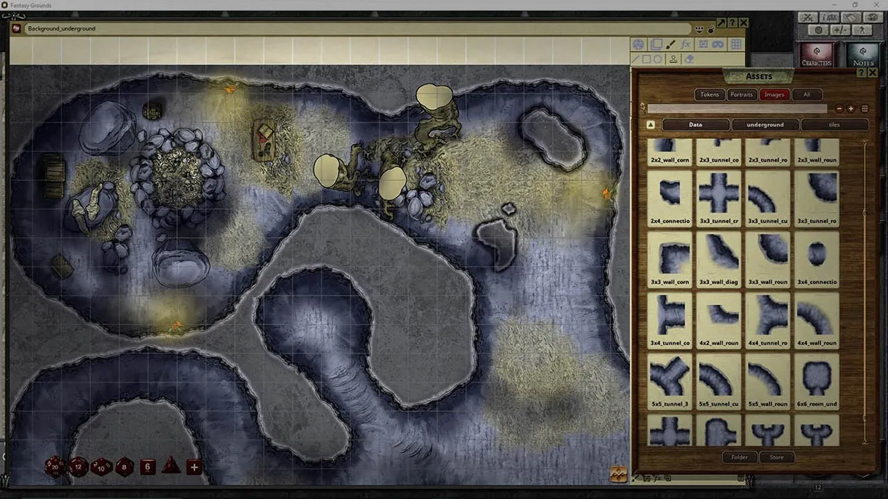 Fantasy Grounds - FG Underground Map Pack Screenshot 2