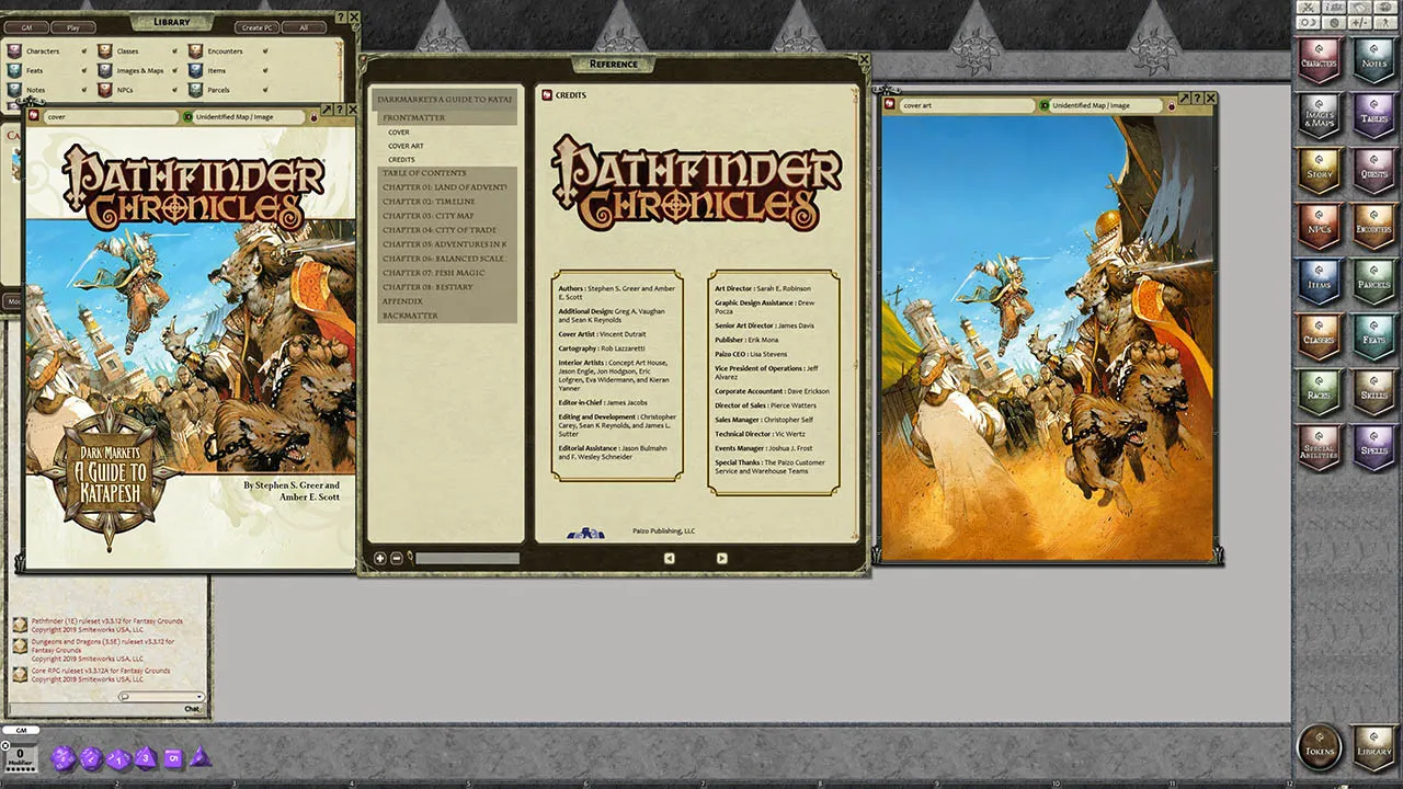Fantasy Grounds - Pathfinder RPG - Chronicles: Dark Markets - A Guide to Katapesh Screenshot 0