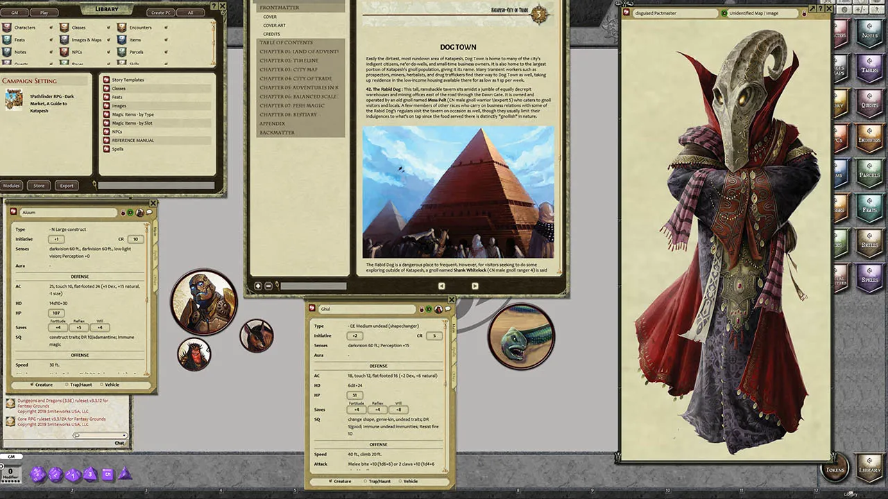 Fantasy Grounds - Pathfinder RPG - Chronicles: Dark Markets - A Guide to Katapesh Screenshot 4