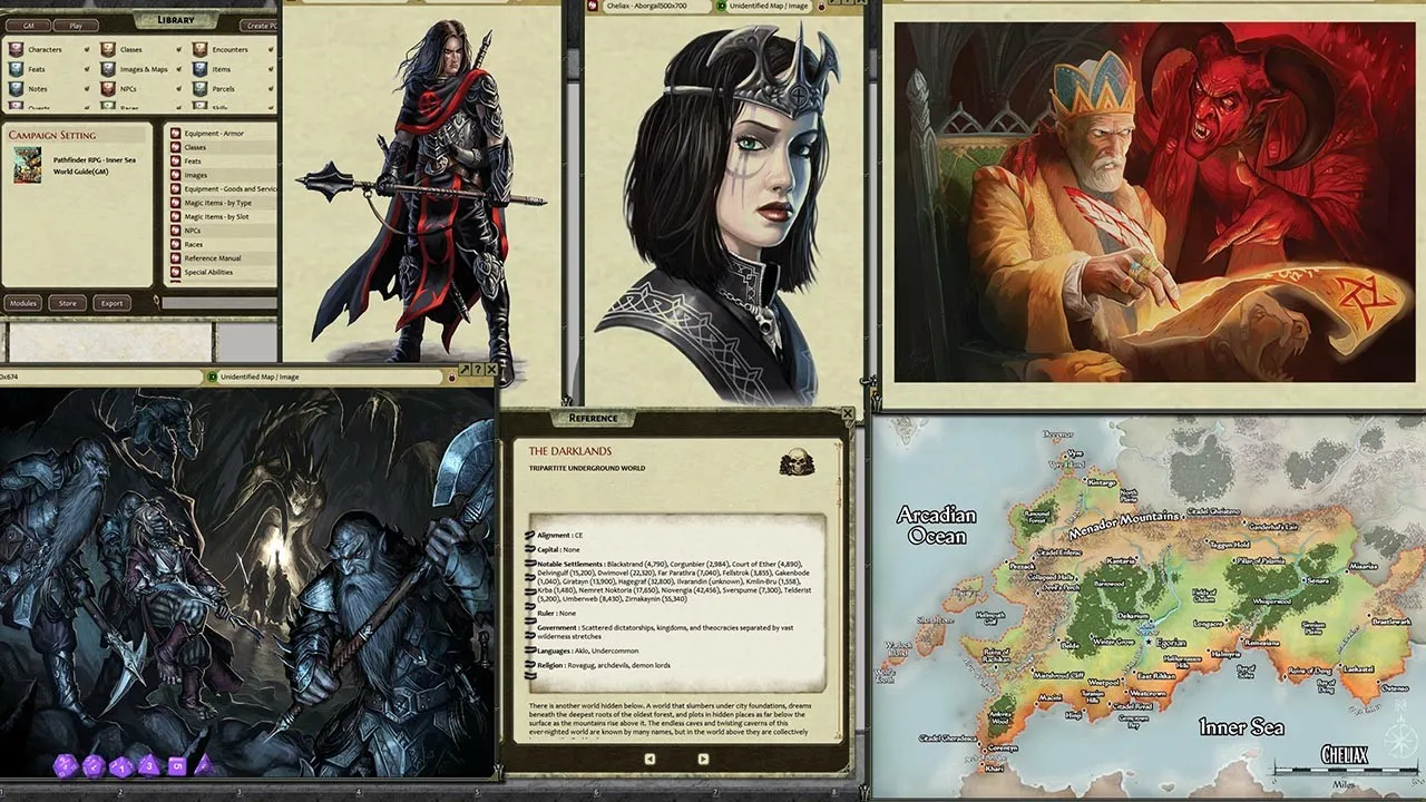 Fantasy Grounds - Pathfinder RPG - Campaign Setting: The Inner Sea World Guide Screenshot 3