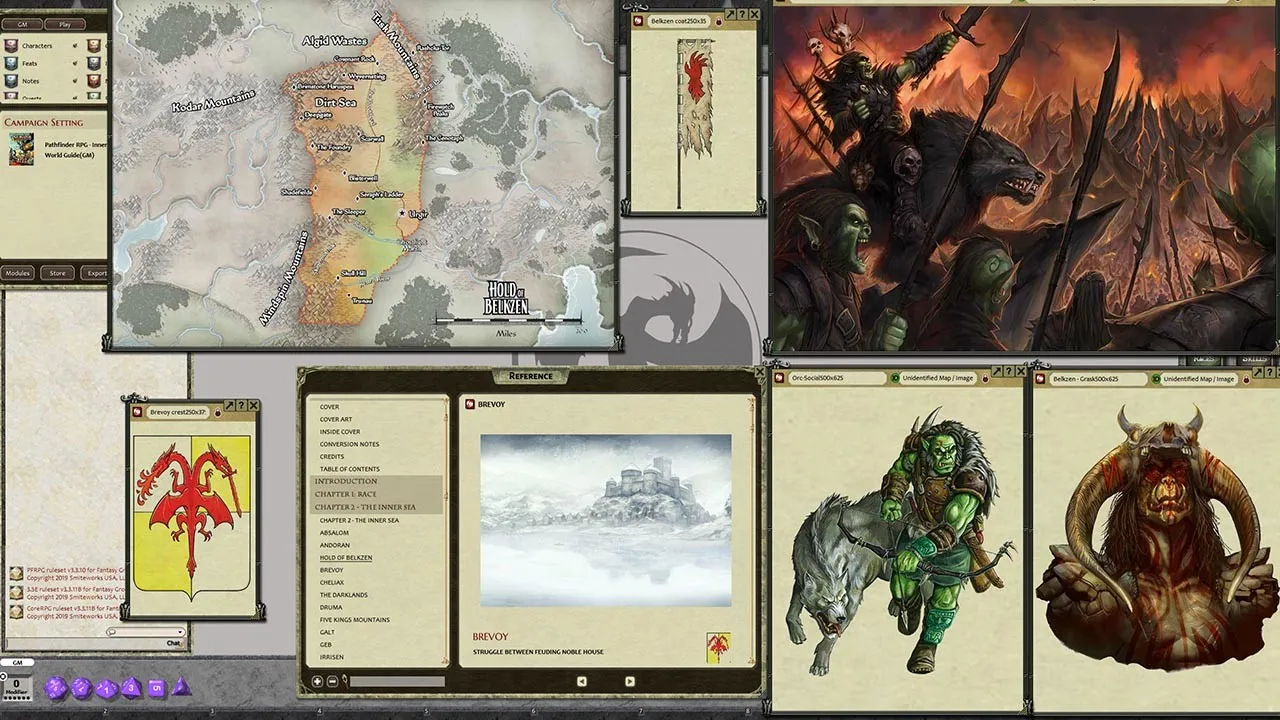 Fantasy Grounds - Pathfinder RPG - Campaign Setting: The Inner Sea World Guide Screenshot 1