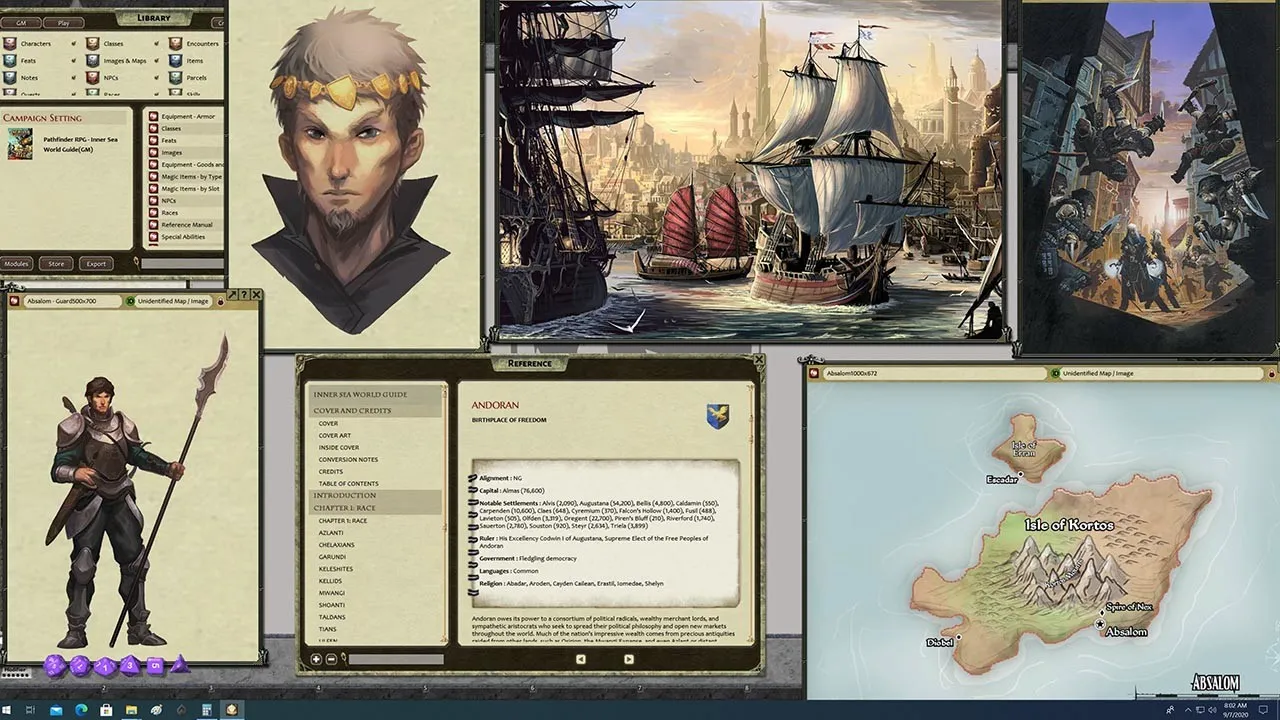 Fantasy Grounds - Pathfinder RPG - Campaign Setting: The Inner Sea World Guide Screenshot 2
