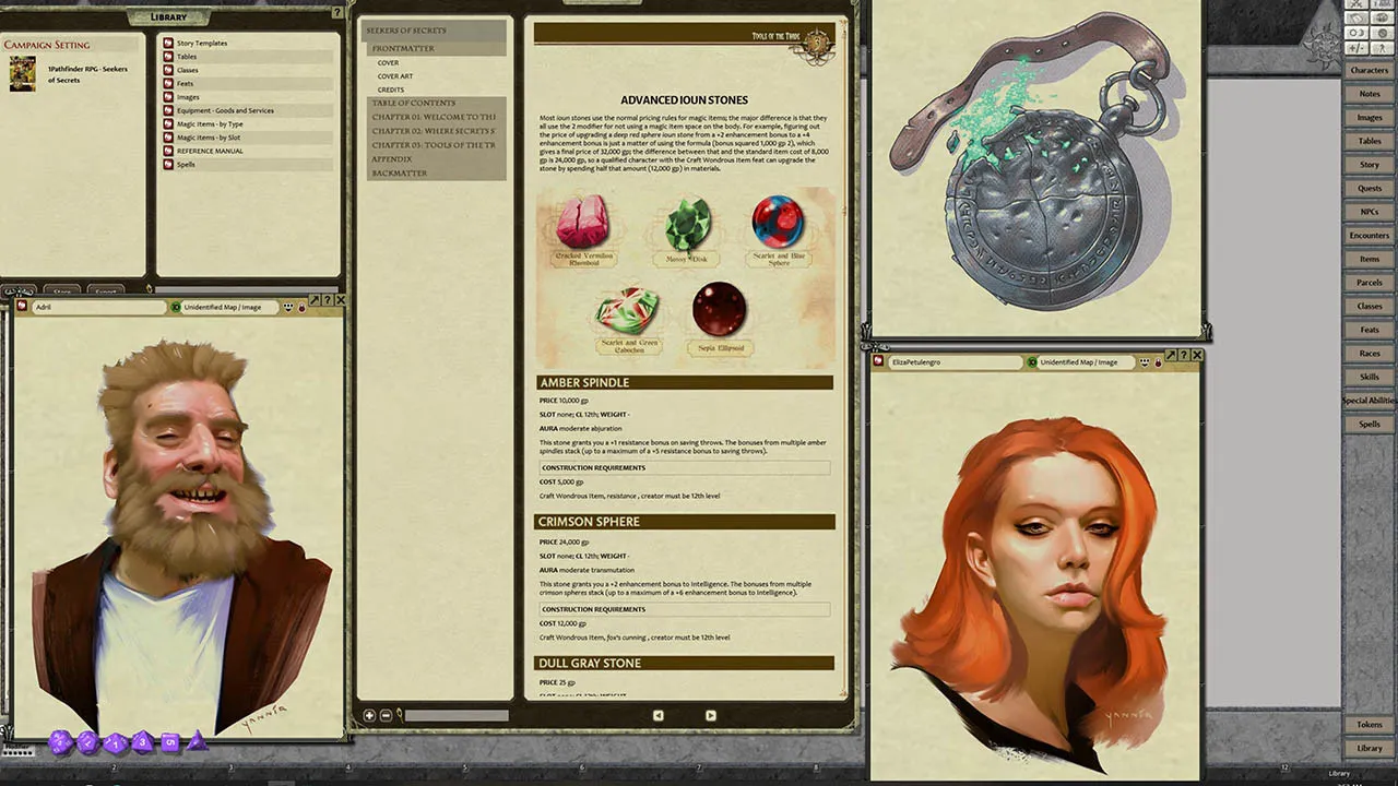 Fantasy Grounds - Pathfinder RPG - Chronicles: Seekers of Secrets - A Guide to the Pathfinder Society Screenshot 4