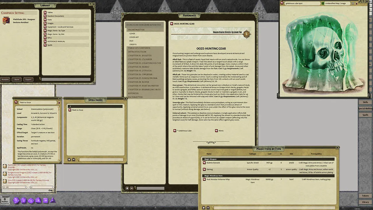 Fantasy Grounds - Pathfinder RPG - Chronicles: Dungeon Denizens Revisited Screenshot 3