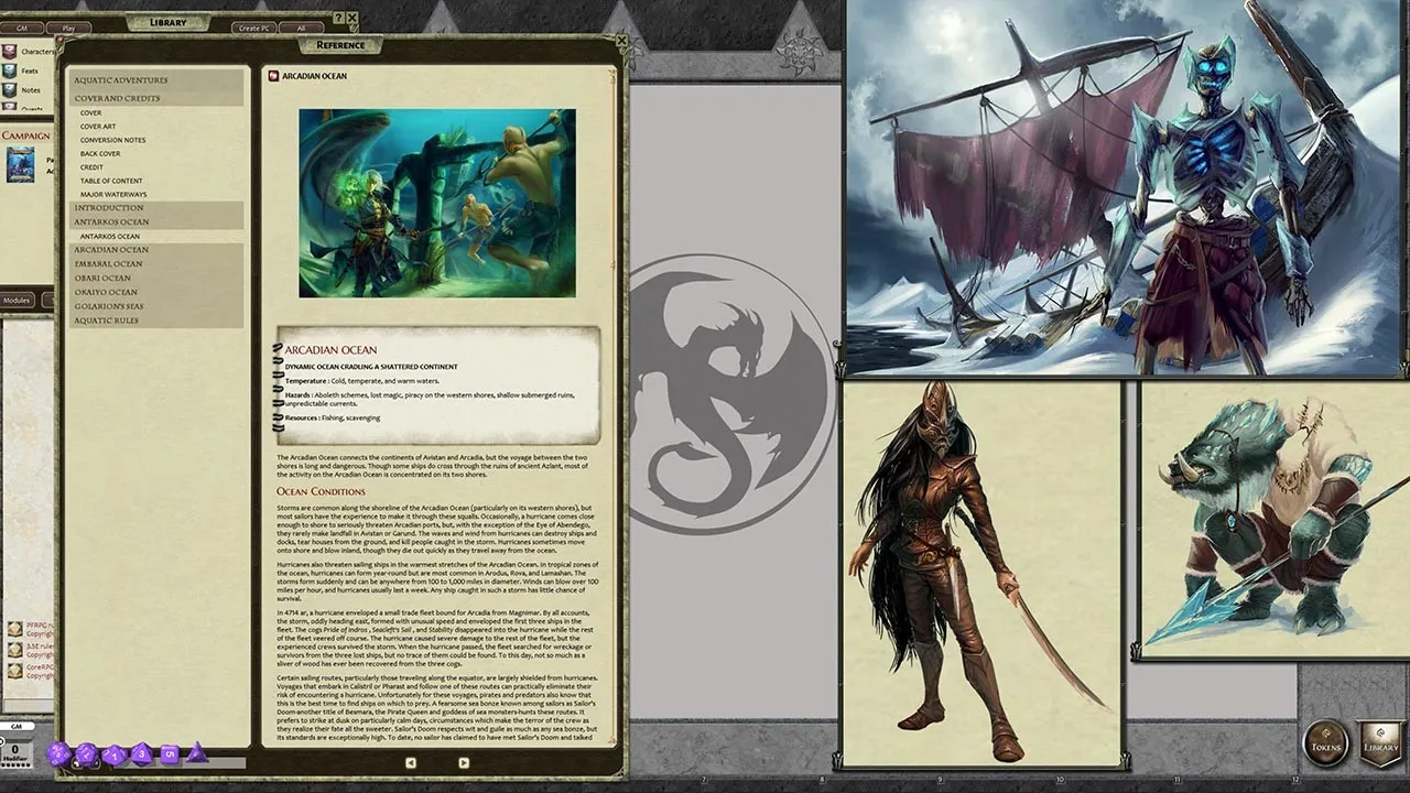 Fantasy Grounds - Pathfinder RPG - Campaign Setting: Aquatic Adventures Screenshot 1