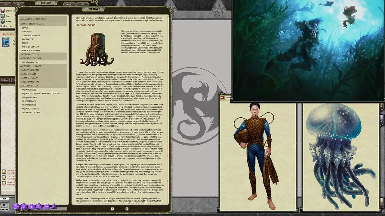 Fantasy Grounds - Pathfinder RPG - Campaign Setting: Aquatic Adventures Screenshot 2
