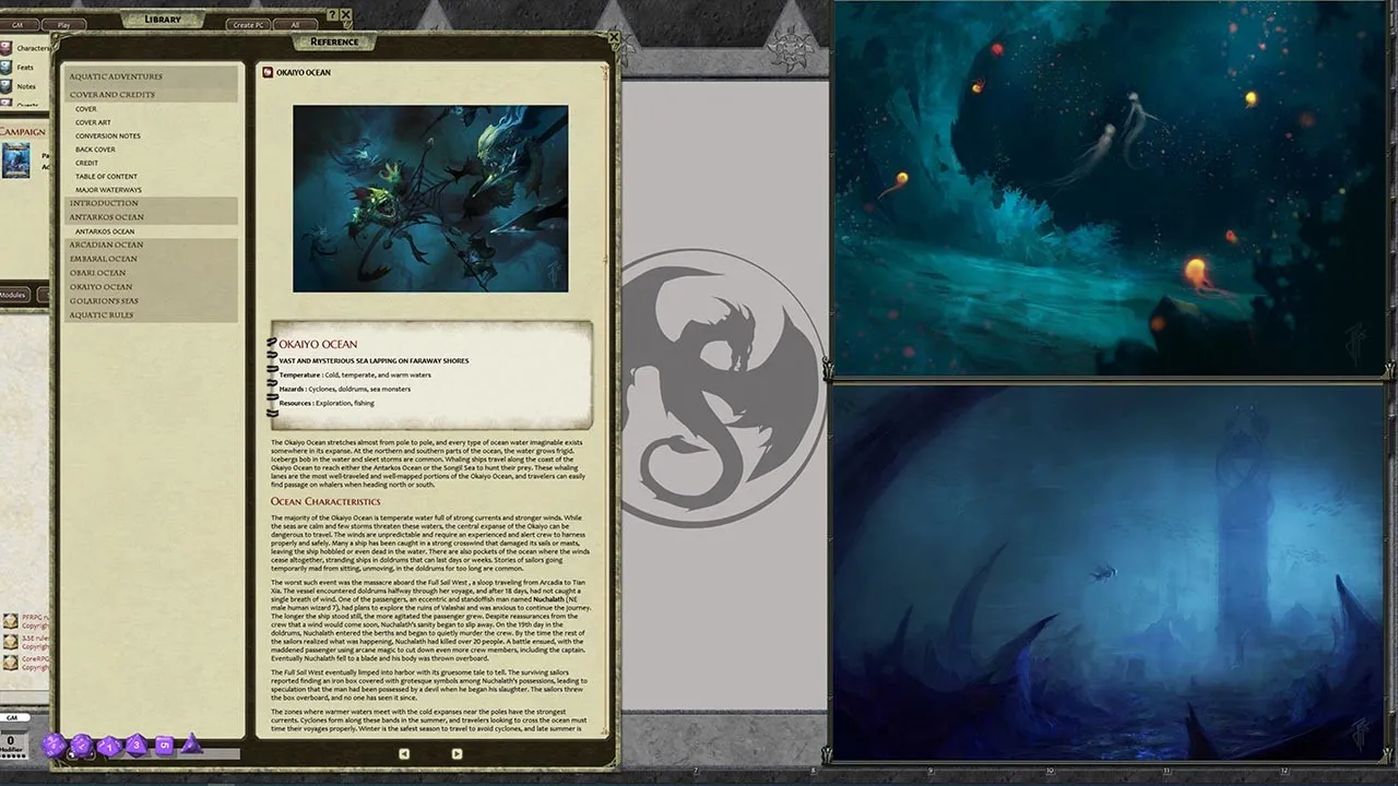 Fantasy Grounds - Pathfinder RPG - Campaign Setting: Aquatic Adventures Screenshot 0