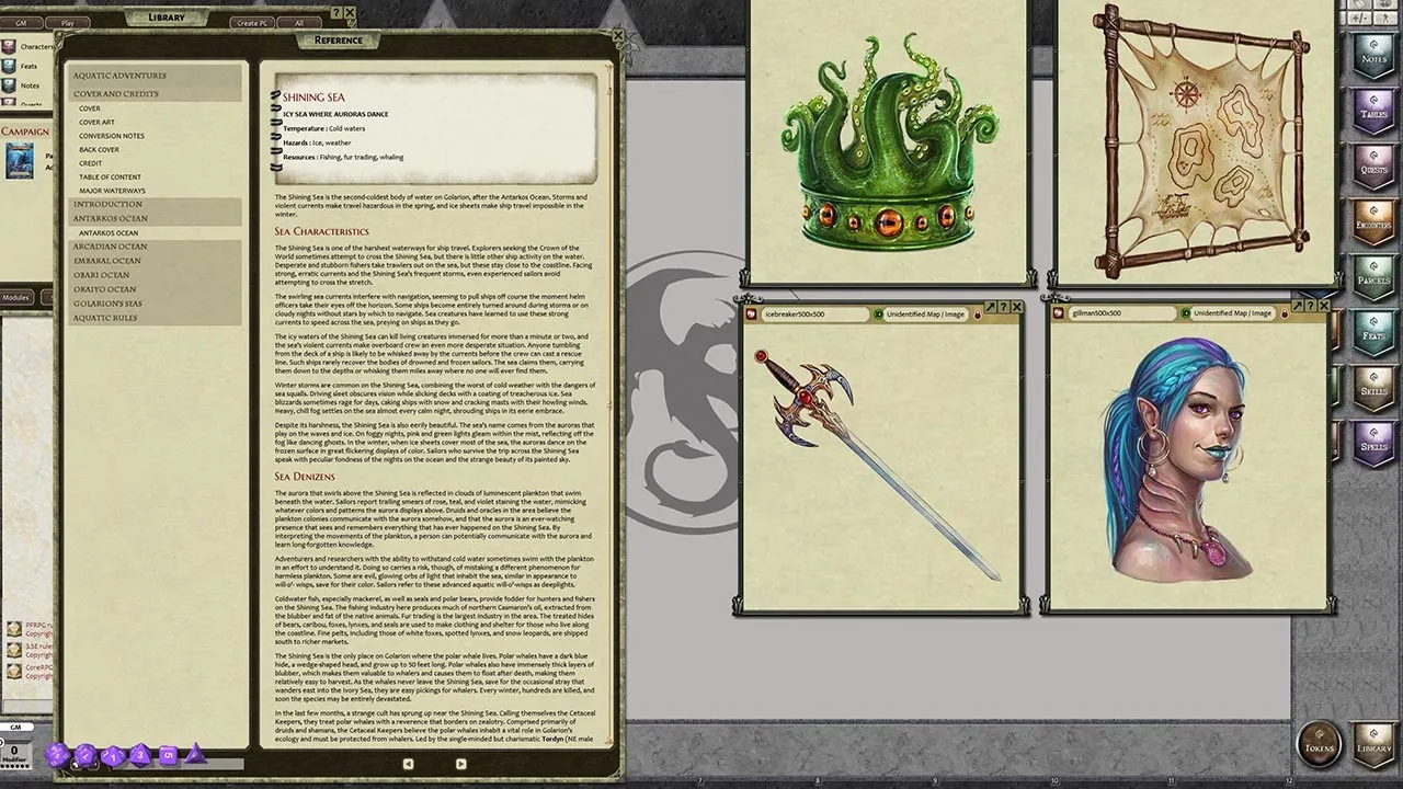 Fantasy Grounds - Pathfinder RPG - Campaign Setting: Aquatic Adventures Screenshot 3